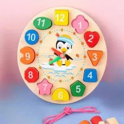 Jouet en Bois - WoodenToys™ - Horloge - Mon BB Spot