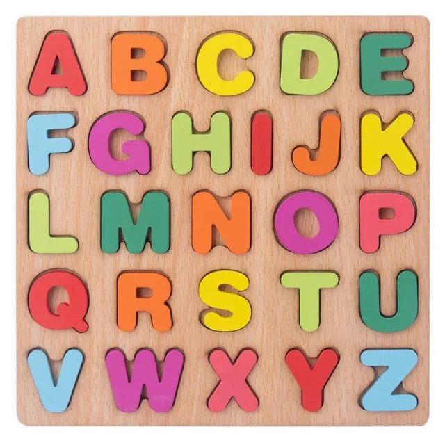 Puzzle en Bois - MontessoriToys™ - Alphabet - Mon BB Spot