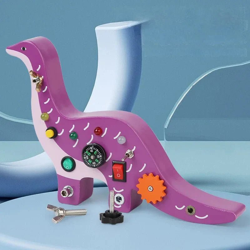 Tableau Montessori - BusyBoardCircuit™ - Brachiosaure - Mon BB Spot